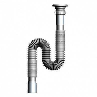 G214/F211 Гофросифон удлиненный 1¼"х40